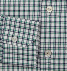 Kiton Green Plaid Cotton Shirt - Slim - (KT1182211) - Parent