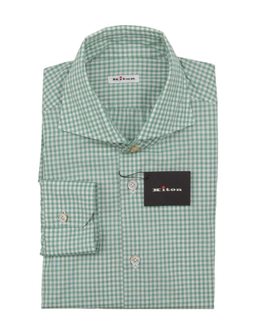 Kiton Green Shirt - Slim