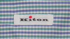 Kiton Green Plaid Cotton Shirt - Slim - (KT1224223) - Parent