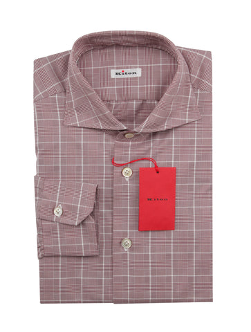 Kiton Burgundy Red Shirt - Slim