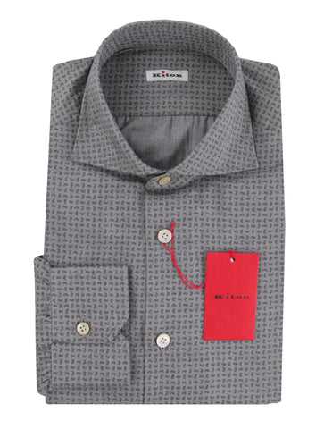 Kiton Gray Shirt - Slim