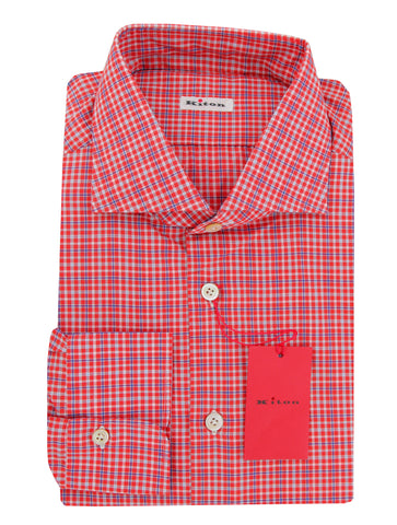 Kiton Red Shirt - Slim