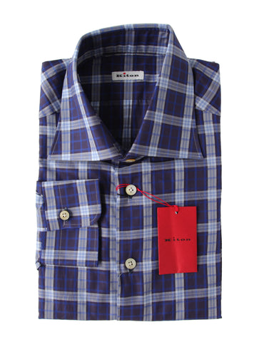 Kiton Blue Shirt - Slim