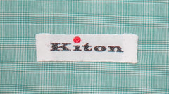 Kiton Green Check Cotton Shirt - Slim - (KT0629223) - Parent