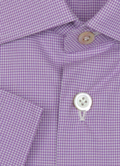 Kiton Purple Short Sleeved Cotton Shirt - Slim - (KT06292217) - Parent