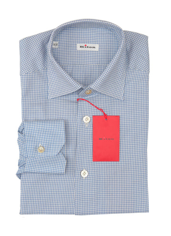 Kiton Blue Shirt - Slim