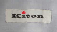 Kiton Light Blue Solid Cotton Shirt - Slim - (KT4272211) - Parent