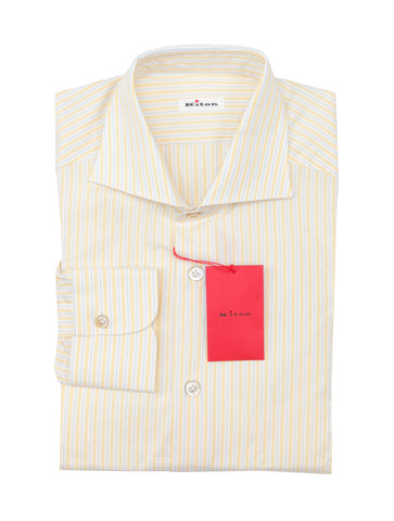 Kiton Yellow Shirt - Slim