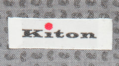 Kiton Gray Paisley Cotton Shirt - Slim - (KT1228237) - Parent