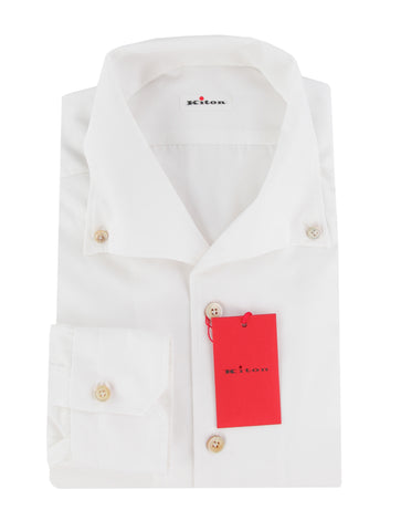 Kiton White Shirt - Slim