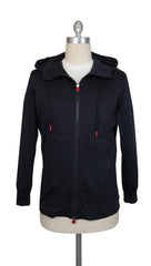 $795 Kiton Dark Blue Cotton  Jacket - (KT89257) - Parent