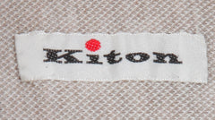 Kiton Light Brown Solid Cotton Shirt - Slim - (KT1114232) - Parent