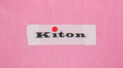 Kiton Pink Solid Cotton Shirt - Slim - (KT118225) - Parent