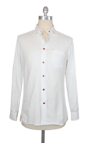Kiton White Shirt - Slim