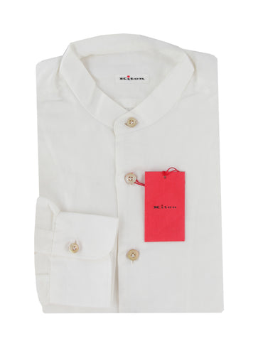 Kiton White Shirt - Slim