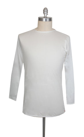 Kiton White Crewneck T-Shirt