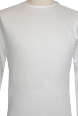 $470 Kiton White Solid Crewneck Cotton T-Shirt - Slim - (KT512269) - Parent