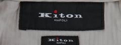 $1150 Kiton Beige Solid Cotton Blend Pants - Slim - (KT828251) - Parent