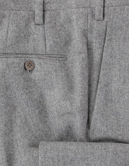 Kiton Gray Solid Wool Pants - Slim - (KT12246) - Parent
