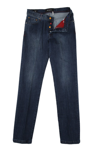 Kiton Dark Blue Jeans - Slim