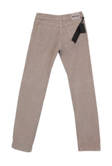 $1260 Kiton Beige Solid Corduroy Pants - Slim - (KT63261) - Parent