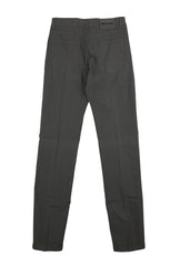 Kiton Gray Solid Cotton Blend Pants - Slim - (KT12244) - Parent