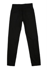 Kiton Black Solid Cotton Blend Pants - Slim - (KT12242) - Parent