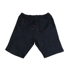 $880 Kiton Dark Blue Solid Shorts -  - XXXL/XXXL - (KT512261)