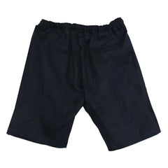 $880 Kiton Dark Blue Solid Shorts -  - (KT512261) - Parent