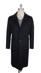 $66750 Kiton Dark Blue Vicuña Peru Solid Coat - 40/50 - (KT422265)
