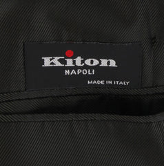 $66755 Kiton Dark Green Vicuña Peru Solid Coat - (KT422266) - Parent