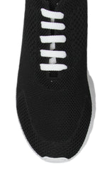 $820 Kiton Black Cotton  Sneakers - (KT89255) - Parent