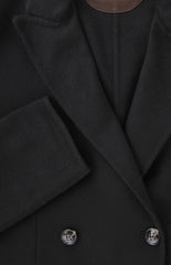 Kiton Black Cashmere Solid Peacoat - (KT37246) - Parent