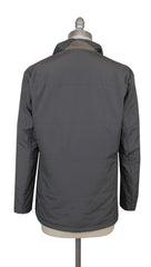 Kiton Gray Polyester Solid Jacket - (KT222242) - Parent