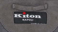 Kiton Gray Cashmere Blend Solid Parka - (KT220243) - Parent