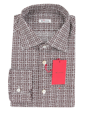 Kiton Brown Shirt - Slim