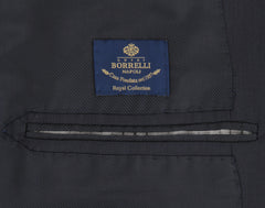 Luigi Borrelli Dark Blue Wool Solid Suit - (LB1010231) - Parent