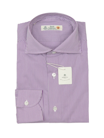 Luigi Borrelli Purple Shirt - Slim