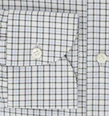 Luigi Borrelli Dark Green Plaid Cotton Shirt - Slim - (LB923238) - Parent