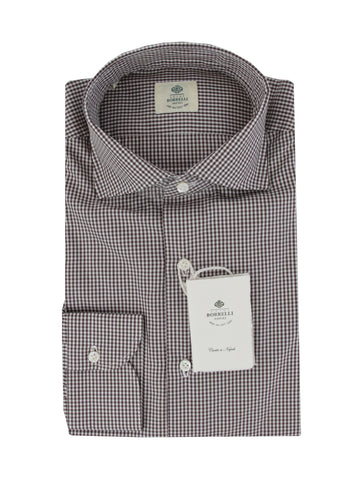 Luigi Borrelli Dark Brown Shirt - Slim