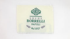 $500 Luigi Borrelli White Solid Shirt - Slim - (LB81262) - Parent