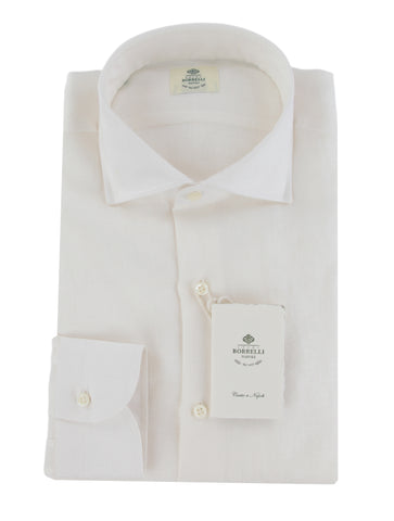 Luigi Borrelli White Shirt - Slim