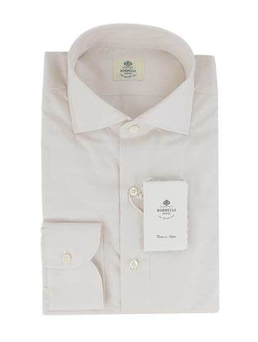 Luigi Borrelli Off White Shirt - Slim