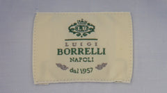 $500 Luigi Borrelli Light Blue Solid Shirt - Slim - (LB12272510) - Parent