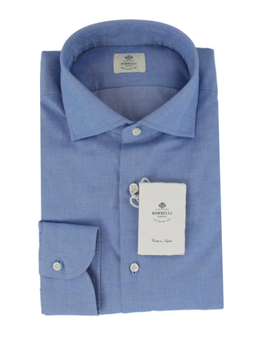 Luigi Borrelli Blue Shirt - Slim