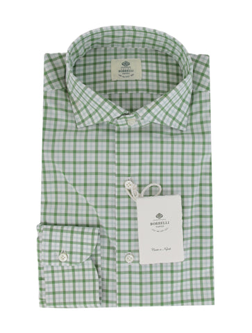 Luigi Borrelli Green Shirt - Slim
