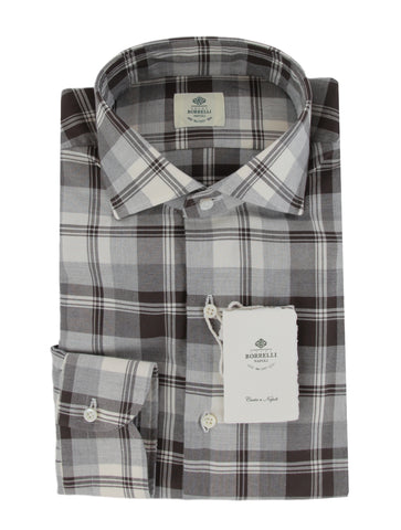 Luigi Borrelli Light Gray Shirt - Slim