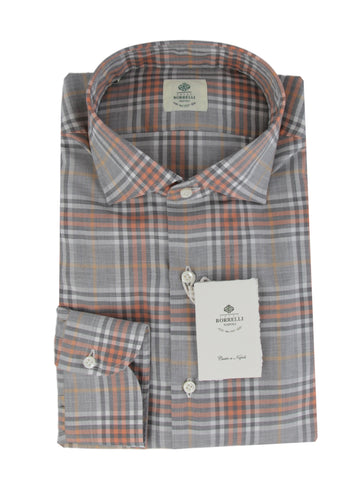 Luigi Borrelli Orange Shirt - Slim
