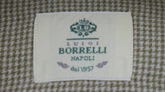 $500 Luigi Borrelli Green Cotton Blend Shirt - Slim - (LB1231252) - Parent