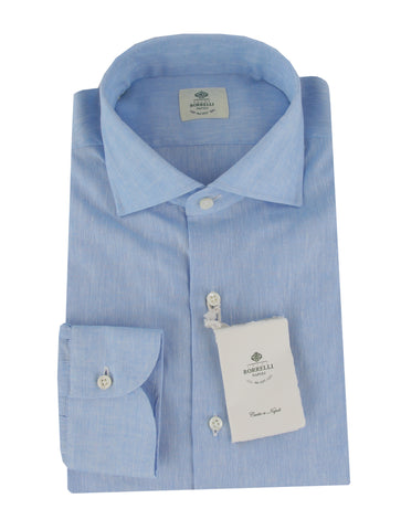 Luigi Borrelli Light Blue Shirt - Slim